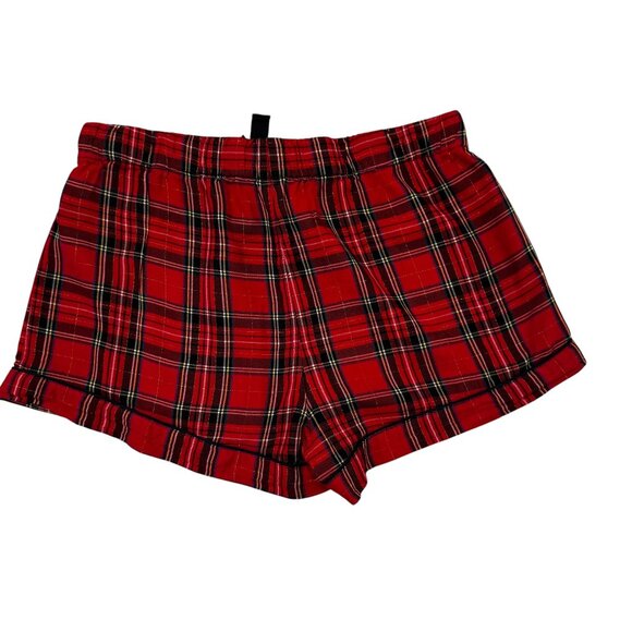 J. Crew Good Tidings Holiday Red Plaid Pajama Set Size Medium - Picture 6 of 11